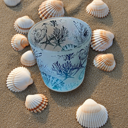 Stimmungsvolles Windlicht mit Muscheldesign – Sommerdeko für dein Zuhause